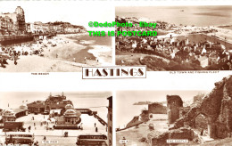 R454232 Hastings. The Pier. The Castle. RP. Multi View. 1964 - World