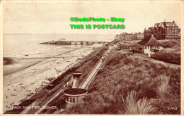 R454164 Cromer. Beach And Pier. Valentine. Phototype. 1946 - World