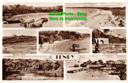 R454168 Tenby. The Golf Links. The Harbour Side. RP. Multi View. 1955 - World