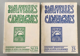 Nouvelles Campagnes N° 21 / 22 / 23 - ( Lot De 2 Revues ) - Bücherpakete