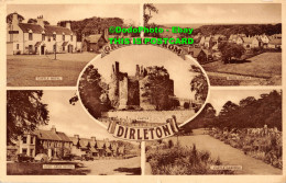 R454176 Greetings From Dirleton. Castle. Open Arms Hotel. M. And L. National Ser - World