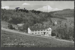 Allemagne, Brandmatt, Karlsruhe, Eisenbahner-Sportheim, 1958,  Gelaufen,  Circulée - Karlsruhe