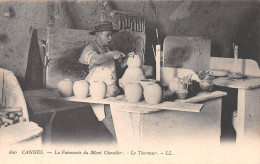 CANNES (Alpes-Maritimes) - La Faïencerie Du Mont Chevalier - Le Tourneur - Précurseur - Cannes