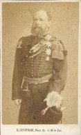 CdV Wilhelm III, Roi Der Niederlande, Standportrait In Uniform, Orden - Photographs