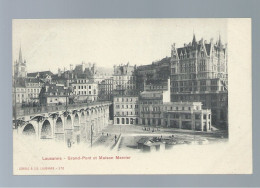 CPA - Suisse - Lausanne - Grand Pont Et Maison Mercier - Non Circulée - Lausanne