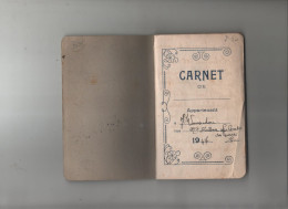 Carnet Vincendon Tailleur Les Eparres 1947 Bourgoin Et Sa Proche Région - Non Classés