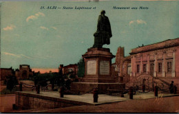 N°2695 W -cpa Albi -statue Lapérouse -monument Aux Morts- - Albi
