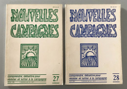 Nouvelles Campagnes N° 27 / 28 - ( Lot De 2 Revues ) - Lots De Plusieurs Livres