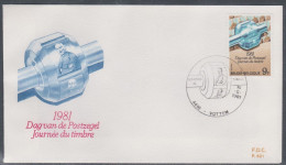 Belgique FDC 1981 2008 Journée Du Timbre André De Cock Molette De Timbres-poste Vottem - 1981-1990