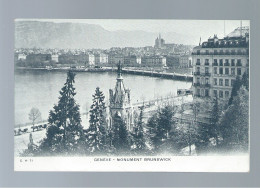 CPA - Suisse - Genève - Monument Brunswick - Non Circulée - Genève