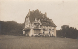 C14-14) OUEZY - CARTE PHOTO - LA VILLENEUVE 24 JUIN 5 JUILLET 1915 - BATISSE - DEMEURE - MAISON DE MAITRE - ( 2 SCANS ) - Autres & Non Classés