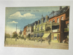 Knocke Village - Les Villas . Carte Colorisée . - Andere & Zonder Classificatie