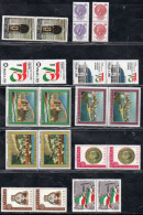 Italia 1976 Annata Completa 39 Valori In Coppia  Nuovi (vedi Descrizione) - Annate Complete
