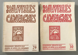 Nouvelles Campagnes N° 29 / 30 - ( Lot De 2 Revues ) - Loten Van Boeken