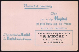 Buvard 20, X 13,5 Le Slip KAPITAL  Chemiserie-Bonneterie "A L'Idéal" à Grenoble Isère - Kleidung & Textil