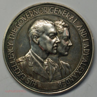 Médaille Argent EXCELLENCY THE GOVERNOR GENERAL AND LADY ALEXANDRE, Lartdesgents.fr - Monarchia / Nobiltà
