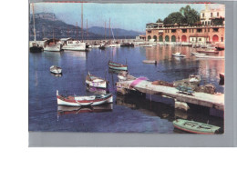 ST SAINT JEAN CAP FERRAT  06 - Le Port Carte Vierge Publicité Biscotte Pelletier Bateau Barque - Saint-Jean-Cap-Ferrat