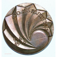 Médaille 100 ANS DE JEUNESSE 1865-1965 Par G.SIMON - Monarquía / Nobleza