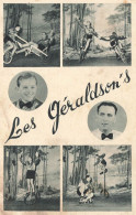 LES GERALDSON'S * CPA Cirque Circus * Acrobates Numéro * Les Géraldson's - Circo