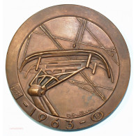 Médaille SNCF PARIS BRUXELLES 1963 Par RAFMAILLEUX - Royaux / De Noblesse