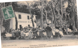 CANNES (Alpes-Maritimes) - Ile Saint-Honorat - Café-Restaurant De Lérins - Kittel Propriétaire - Voyagé (2 Scans) - Cannes