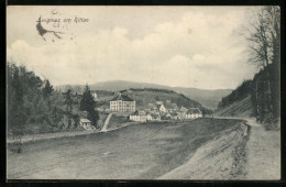 Cartolina Lengmoos Am Ritten, Ortsansicht Mit Strassenpartie  - Autres & Non Classés