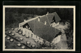 AK Linz A. D., Gasthaus Zur Schönen Aussicht Aus Der Vogelschau  - Autres & Non Classés