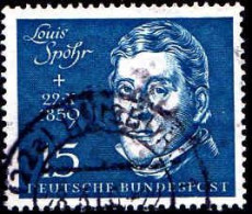 RFA Poste Obl Yv: 189 Mi:316 Louis Spohr Compositeur (Beau Cachet Rond) - Used Stamps