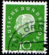 RFA Poste Obl Yv: 174 Mi:303 Theodor Heuss (TB Cachet Rond) - Usados