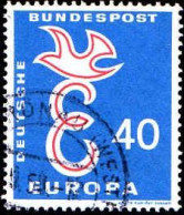 RFA Poste Obl Yv: 165 Mi:296 Europa Cept E Sous Colombe (Beau Cachet Rond) - Usati