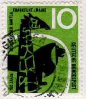 RFA Poste Obl Yv: 159 Mi:288 Zoologischer Garten Frankfurt Girafe (Beau Cachet Rond) - Usados