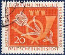 RFA Poste Obl Yv: 133 Mi:254 Flora & Philatelie Köln (cachet Rond) - Usati