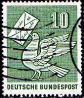 RFA Poste Obl Yv: 123 Mi:247 Tag Der Briefmarke Colombe (Lign.Ondulées) - Oblitérés