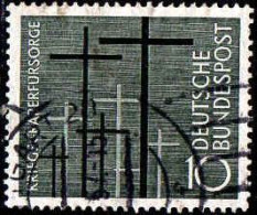 RFA Poste Obl Yv: 124 Mi:248 Kriegsgräberfürsorge (cachet Rond) - Used Stamps