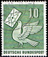 RFA Poste Obl Yv: 123 Mi:247 Tag Der Briefmarke Colombe (Beau Cachet Rond) - Gebruikt