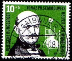 RFA Poste Obl Yv: 120 Mi:244 Ignaz Philipp Semmelweis Medecin (TB Cachet Rond) - Oblitérés