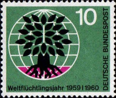 RFA Poste N** Yv: 199 Mi:326 Weltflüchtlingsjahr - Unused Stamps