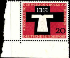 RFA Poste N** Yv: 186 Mi:313 Ausstellung Des Heiligen Rocks Zu Trier Coin D.feuille - Neufs