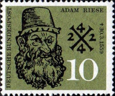 RFA Poste N** Yv: 179 Mi:308 Adam Riese Comptable - Unused Stamps