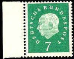 RFA Poste N** Yv: 173 Mi:302 Theodor Heuss Deutscher Bundespräsident Bord De Feuille - Unused Stamps