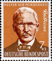 RFA Poste N** Yv: 168 Mi:297 Friedrich Wilhelm Raiffeisen - Unused Stamps