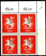 RFA Poste N** Yv: 158 Mi:287 Un Chasseur Du Palatinat Bloc De 4 CdF - Unused Stamps