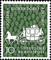 RFA Poste N** Yv: 151 Mi:280 Joseph V.Eichendorff Malle-poste - Unused Stamps