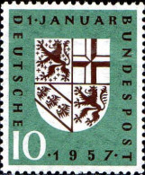 RFA Poste N** Yv: 125 Mi:249 Sarre Armoiries - Unused Stamps