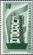 RFA Poste N** Yv: 117 Mi:241 Europa Echafaudage & Drapeau - Unused Stamps