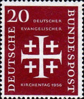 RFA Poste N** Yv: 110 Mi:236 Deutscher Evangelischer Kirchentag - Unused Stamps