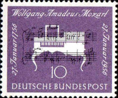 RFA Poste N** Yv: 105 Mi:228 Wolfgang Amadeus Mozart - Nuevos