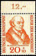 RFA Poste N** Yv: 100 Mi:224 Dr.Samuel Hahnemann Medecin Bord De Feuille - Nuovi