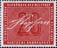 RFA Poste N** Yv: 104 Mi:227 Heinrich V.Stephan - Unused Stamps