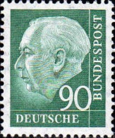 RFA Poste N* Yv: 128B Mi:265x Theodor Heuss 18x22 (Trace De Charnière) - Unused Stamps